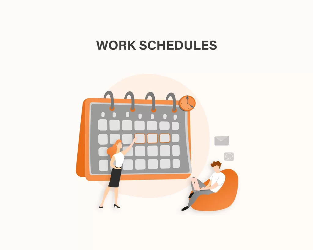 ACES ETM Work Schedule